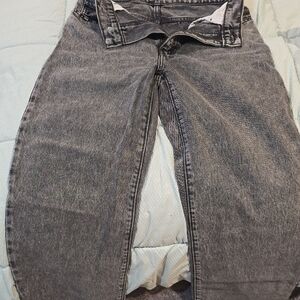 Vintage Black Acid Wash Jeans